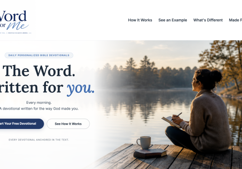 the word for me screenshot